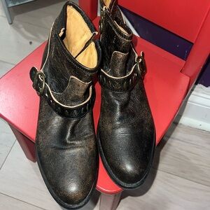 Florentino & Baker genuine leather ankle rustic boots